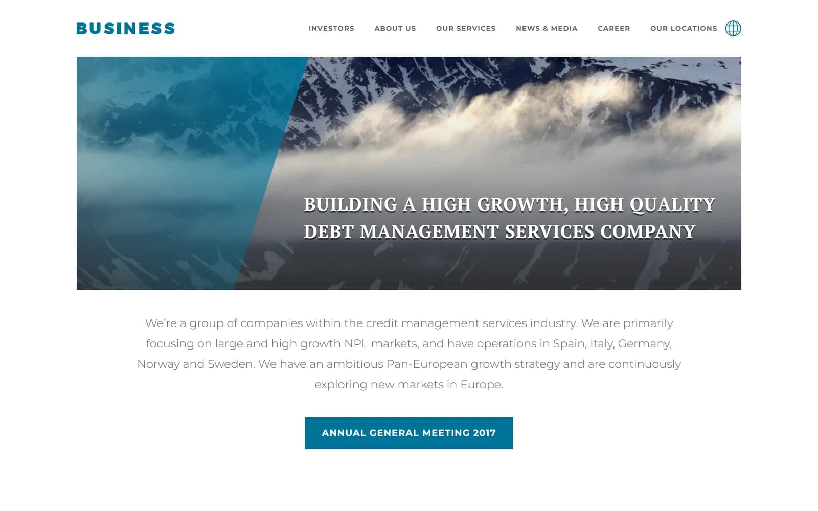 Business screenshot