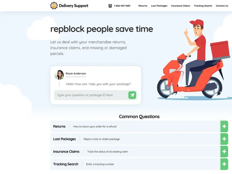 Delivery screenshot