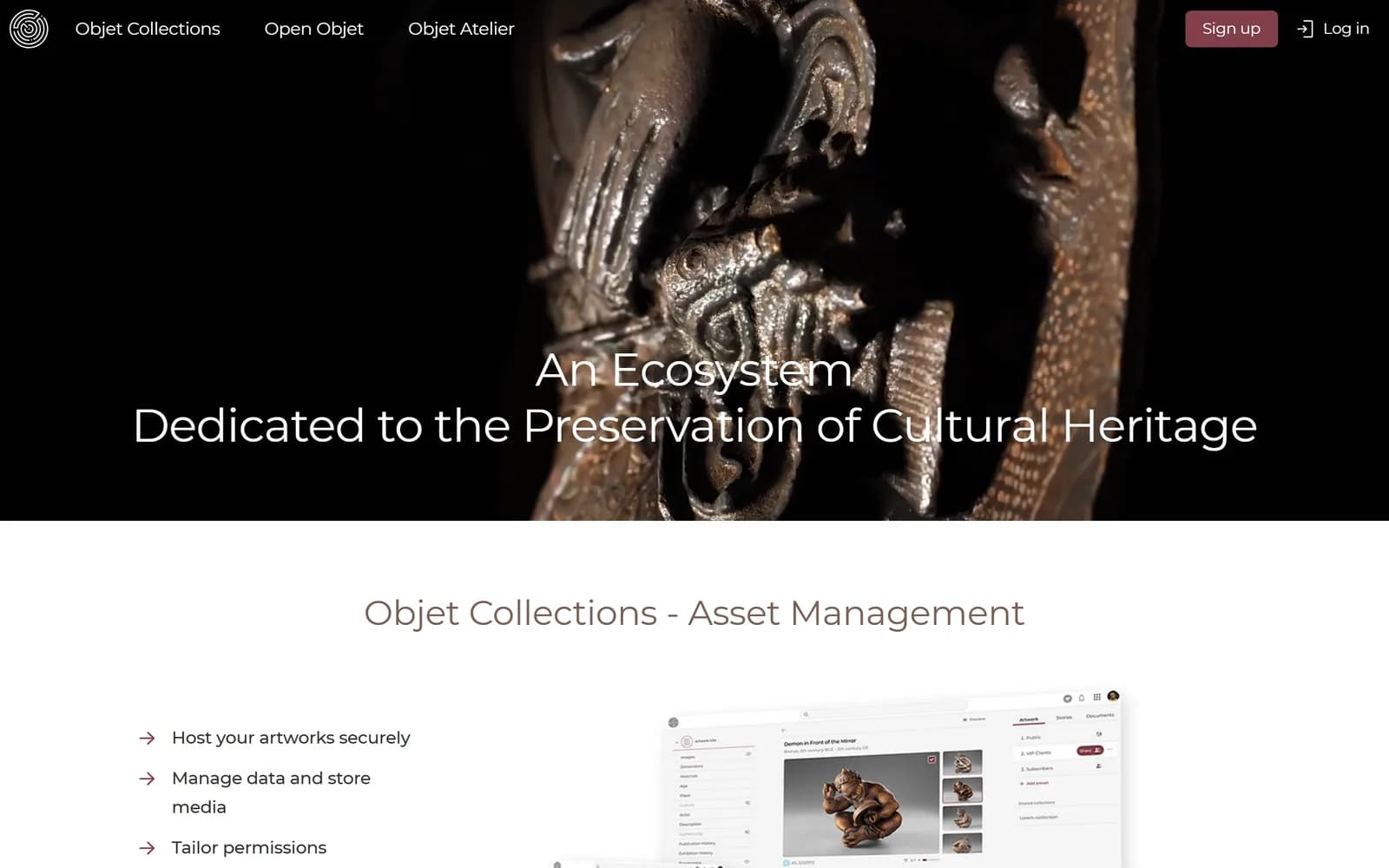 Objet.art screenshot